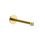Gessi Ludovica Излив настенный для раковины 20,1 см, цвет: gold PVD 76102#246