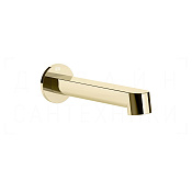 Gessi Ludovica Излив настенный для ванны 19,1 см, цвет: brass PVD 76103#710