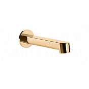Gessi Ludovica Излив настенный для ванны 19,1 см, цвет: warm bronze PVD 76103#735