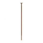 Gessi Ludovica Излив потолочный для раковины, высота под заказ, цвет: copper brushed PVD 76199#708