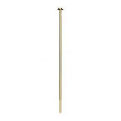 Gessi Ludovica Излив потолочный для раковины, высота под заказ, цвет: brass PVD 76199#710