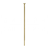 Gessi Ludovica Излив потолочный для раковины, высота под заказ, цвет: brushed brass PVD 76199#727