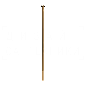 Gessi Ludovica Излив потолочный для раковины, высота под заказ, цвет: warm bronze PVD 76199#735