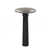 Gessi Ludovica Раковина напольная d50х75h см, выпуск в пол, цвет: matte black 76603#299