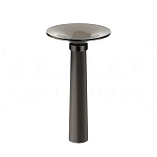 Gessi Ludovica Раковина напольная d50х75h см, выпуск в пол, цвет: black metal PVD 76603#706