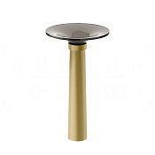 Gessi Ludovica Раковина напольная d50х75h см, выпуск в пол, цвет: brushed brass PVD 76603#727