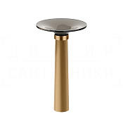 Gessi Ludovica Раковина напольная d50х75h см, выпуск в пол, цвет: warm bronze PVD 76603#735