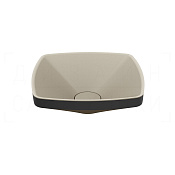 Gessi Jacqueline Раковина чаша 44,8х15h см, без перелива, цвет: matte black 77610#299