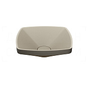 Gessi Jacqueline Раковина чаша 44,8х15h см, без перелива, цвет: black metal brushed PVD 77610#707