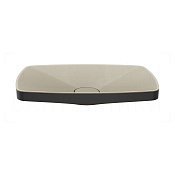 Gessi Jacqueline Раковина чаша 60х10,5h см, без перелива, цвет: matte black 77612#299