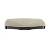 Gessi Jacqueline Раковина чаша 60х10,5h см, без перелива, цвет: black metal PVD 77612#706