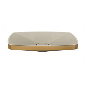 Gessi Jacqueline Раковина чаша 60х10,5h см, без перелива, цвет: warm bronze brushed PVD 77612#726