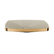 Gessi Jacqueline Раковина чаша 60х10,5h см, без перелива, цвет: warm bronze PVD 77612#735