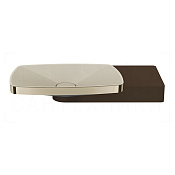 Gessi Jacqueline Раковина подвесная 60х13,5h см, с боковой консолью, цвет: nickel PVD 77614#720