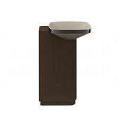 Gessi Jacqueline Раковина напольная 55х90h см, выпуск в пол, цвет: black metal PVD 77616#706