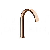 Gessi Pelle Излив высокий отдельностоящий для раковины 17,5 см, цвет: copper PVD 78021#030