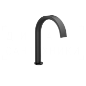 Gessi Pelle Излив высокий отдельностоящий для раковины 17,5 см, цвет: matte black 78021#299