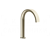 Gessi Pelle Излив высокий отдельностоящий для раковины 17,5 см, цвет: nickel PVD 78021#720