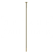 Gessi Pelle Излив потолочный для раковины 160 см, цвет: brass PVD 78099#710