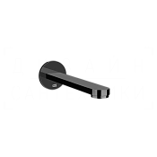 Gessi Pelle Излив настенный для раковины 21 см, цвет: black metal PVD 78102#706