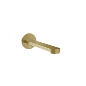Gessi Pelle Излив настенный для раковины 21 см, цвет: brushed brass PVD 78102#727