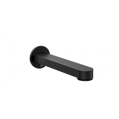 Gessi Pelle Излив настенный для ванны 20,1 см, цвет: matte black 78103#299