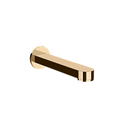 Gessi Pelle Излив настенный для ванны 20,1 см, цвет: warm bronze PVD 78103#735