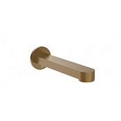 Gessi Pelle Излив настенный для ванны 20,1 см, цвет: deep bronze brushed PVD 78103#791