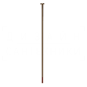 Gessi Pelle Излив потолочный для раковины, высота под заказ, цвет: red cherry/coffee bronze brushed 78296#447