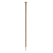 Gessi Pelle Излив потолочный для раковины, высота под заказ, цвет: creme/deep bronze brushed PVD 78296#448
