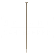 Gessi Pelle Излив потолочный для раковины 160 см, цвет: creme/finox brushed nickel 78299#432