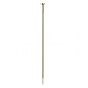 Gessi Pelle Излив потолочный для раковины 160 см, цвет: creme/brass PVD 78299#434