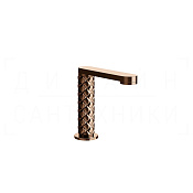 Gessi Pelle Излив отдельностоящий для раковины 12,3 см, цвет: copper PVD 78321#030