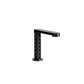 Gessi Pelle Laccetto Излив отдельностоящий для раковины 12,3 см, цвет: nero/black metal PVD 78421#439