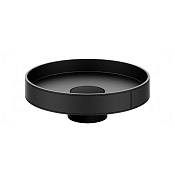 Gessi Pelle Раковина чаша d50х17,5h см, без перелива, цвет: nero/matte black 78601#438