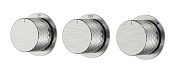 Boheme Stick Diamond Смеситель для душа встраиваемый, на 3 потр, с внутр. частью, цвет: nickel brush 124-3-NB.1