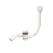 McAlpine Слив-перелив для стандартных ванн, Click-Clack, цвет: белый MRB11-WH