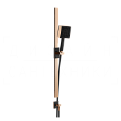 Gessi Immersiva Душевой гарнитур: ручной душ, штанга, держатель, шланг 150 см, цвет: copper PVD 57542#030