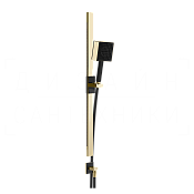 Gessi Immersiva Душевой гарнитур: ручной душ, штанга, держатель, шланг 150 см, цвет: brass PVD 57542#710