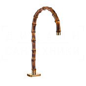 Gessi Jacqueline Излив высокий отдельностоящий для раковины 23,2-26,2 см, цвет: warm bronze PVD 77023#735