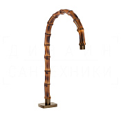 Gessi Jacqueline Излив высокий отдельностоящий для раковины 23,2-26,2 см, цвет: coffee bronze PVD 77023#761