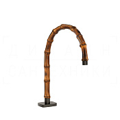Gessi Jacqueline Излив отдельностоящий для раковины 24-25,5 см, цвет: black metal brushed PVD 77025#707