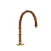 Gessi Jacqueline Излив отдельностоящий для раковины 24-25,5 см, цвет: brushed brass PVD 77025#727