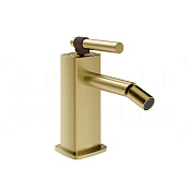 Gessi Jacqueline Смеситель для биде, без донного клапана, излив 11,6 см, цвет: brushed brass PVD 77068#727