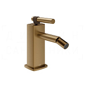 Gessi Jacqueline Смеситель для биде, без донного клап., излив 11,6 см, цвет: deep bronze brushed PVD 77068#791