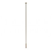 Gessi Jacqueline Излив потолочный для раковины 162,5-164,5 см, цвет: finox brushed nickel 77098#149