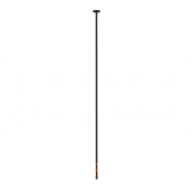 Gessi Jacqueline Излив потолочный для раковины 162,5-164,5 см, цвет: matte black 77098#299