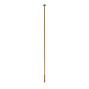 Gessi Jacqueline Излив потолочный для раковины 162,5-164,5 см, цвет: warm bronze brushed PVD 77098#726