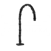 Gessi Jacqueline Излив высокий отдельностоящий для раковины 23,2-26,2 см, цвет: matte black 77223#299