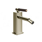 Gessi Jacqueline Смеситель для биде, с донным клапаном, излив 11,6 см, цвет: nickel PVD 77267#720